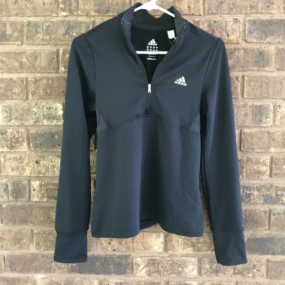 Adidas 1/4 zip running jacket